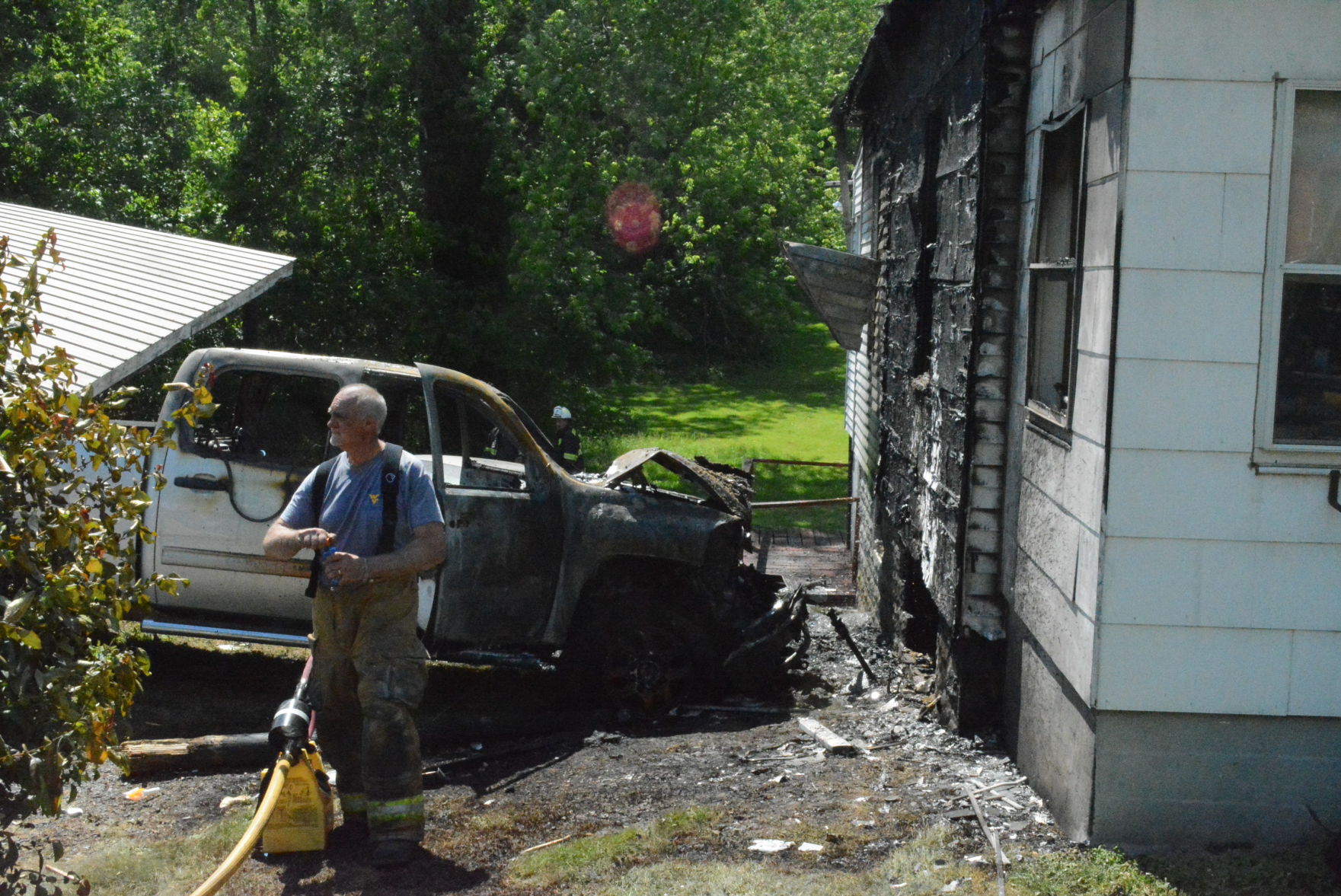 car fire wiley ford